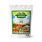 JEEVAH (Black) 5 kg Organic Plant Growth Promoter for Root Formation, Soil Structure, & Water Retention in All Crops