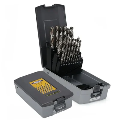 JK Super Drive 25 Pcs HSS Straight Shank Jobber Drills Set (1mm - 13mm)