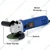 JK Super Drive 750W 11000 RPM 4-Inch Heavy Duty Angle Grinder with Spindle Lock JKAG100 9005083
