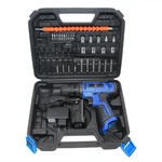 JK Super Drive 12V 1.5Ah 1300 RPM 10mm Cordless Drill Kit 34 Accessories 23Nm Torque Flexible Shaft SD9000020