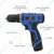 JK Super Drive 12V 1.5Ah 1300 RPM 10mm Cordless Drill Kit 34 Accessories 23Nm Torque Flexible Shaft SD9000020