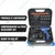 JK Super Drive 12V 1.5Ah 1300 RPM 10mm Cordless Drill Kit 34 Accessories 23Nm Torque Flexible Shaft SD9000020