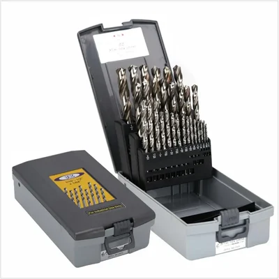 JK Super Drive 29 Pcs HSS Straight Shank Jobber Drills Set (1.59mm - 12.7mm)