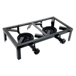 Bapa 19X10X4.5 Inch Jodhpuri Double Burner Gas Bhatti for Both Domestic and Commercial Use