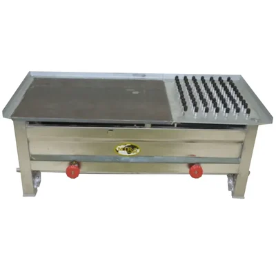 36x17x10 Inches Table Top Chapati (Roti) Jointless Tawa Bhatti, Model : Platinum