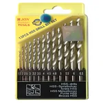 Jon Bhandari 13 Pcs Hss Drill Bits Set Plastic Box - Pack Of 1