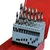 Jon Bhandari 19 Pcs Hss Drill Bits Set Red Box