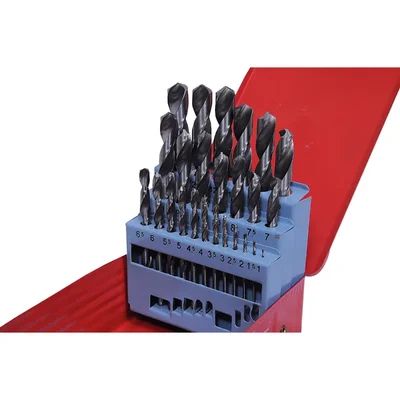 Jon Bhandari 25 Pcs Hss Drill Bits Set Iron Box Red