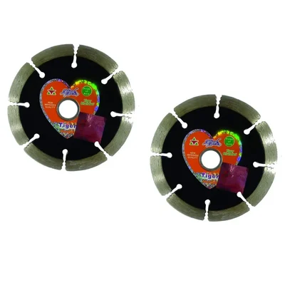 Jon Bhandari 4 inch (105 mm) 8T Tiger blade for Marble, Granite & Concrete - 2 Pcs