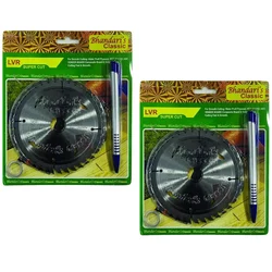 Jon Bhandari 5 inch (125 mm) 40T TCT Wood Cutting Blade Bhandari Classic With Pen - 2 Pcs