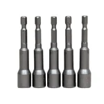 Jon Bhandari Tools 5pcs Hexagon Magnetic Nut Driver Bit Set 65mm long