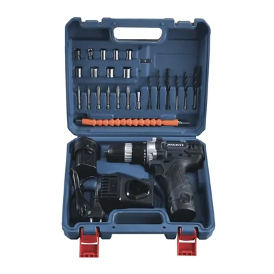 JRS DRIVE 12V 10 mm Cordless Drill With 26 Pcs Accessories Tool Kit Set, 1400 RPM (ECD-10NK)