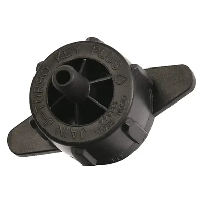 J Turbo Key Plus 4 LPH Dripper Black Colour - Pack of 500