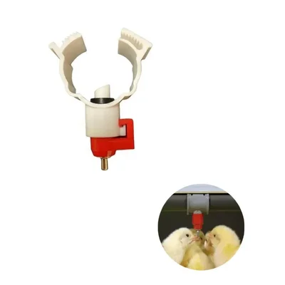 J Type Nipple With Saddle For Layer Poultry Farming (Pack Of 10)