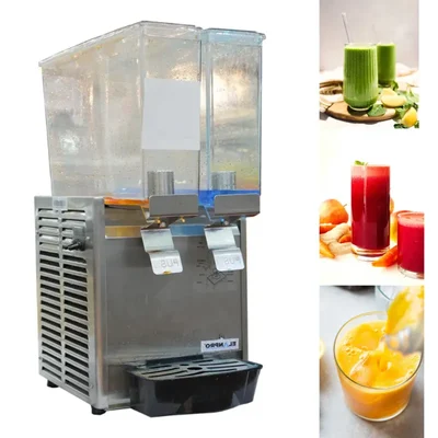 Elanpro 16 Litre Capacity JDLP 8x2 Double Jar Electric Cold Juice Dispenser Machine