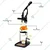 DYMON USA Class Hand Press Citrus Juicer with Patented Cold Press Technology (US-3001)