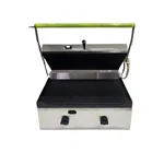 11 x 19 inch Non Stick Gas Operated Jumbo Sandwich Griller With Double Burner and Stainless Steel Body