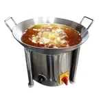 Commercial 20 inch Round Table Top Electric Kadhai,6000W, SS Body