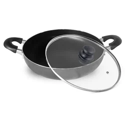 Skyline VTL-8300 Kadhai with Glass Lid ( Induction Base ), 1 Year Warranty