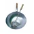 Chinese woks Iron Kadhai with Wooden Handle and Stainless Steel Big Size Ladle(Size-11 inch Dia.)