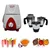 Kalsi 765W Marvel Mixer Round Plastic Body with 3 Stainless Steel Jars