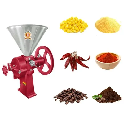 Kalsi Junior Grinding Mill with SS Hopper For Wet & Dry Grinder for Spices, Grains & Masala