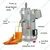 Kalsi Commercial Semi-Automatic Medium Size Hard Fruit Juicer (Carrot, Beetroot, Amla, Apple, Guava), Aluminium Body
