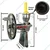 Kalsi No.14 Hand Crank Pulpy Fruit Juicer (Mango,Orange,Papaya,Kiwi) with SS Rod, CI Wheel & 4.7 Inches Hopper Dia