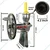 Kalsi No.18 Hand Crank Pulpy Fruit Juicer (Mango,Orange) with SS Rod, CI Wheel & 4.2 Inches Hopper Dia
