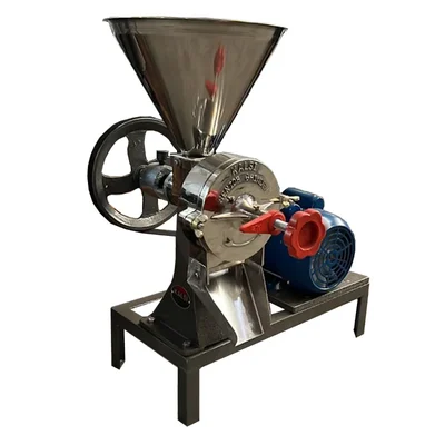 Kalsi Senior Grinder Fitted on SS Body with 1.5hp Motor Dry & Wet Grinding Spices, Chilies, Corn, Pulses