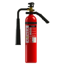 Kanex (KFCSQZRQ-2) 2 KG 8B Co2 High-Pressure Fire Extinguisher