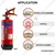 Kanex (KFARQ-2-50%) 2 KG ABC Dry Powder Map (Stored Pressure) Fire Extinguisher