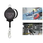 KARAM 30 Meters Retractable Wire Rope Block Plastic Casing with Galvanised Steel Cable (PCGS-30)