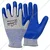 KARAM HS61 Pack of 3 Blue Latex Coating Safety Gloves with HPPE Liner