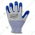 KARAM Prokut HS61 Safety Gloves, 13 Guage HPPE Liner with Blue Latex Coating(Pack-1 pair)