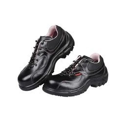 KARAM Ladies Safety Footwear with Buff Grain Waxy Black Leather (FS 100)(Pack-1,Size-3)