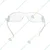 Karam ES 001 Safety Goggles - Clear Lens, Lightweight, Scratch & Impact Resistant(Pack-1 pc)