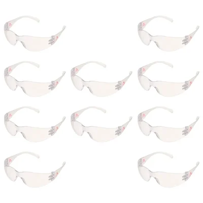 Karam ES 001 Safety Goggles - Clear Lens, Lightweight, Scratch & Impact Resistant(Pack-10 pcs)
