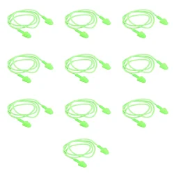 KARAM Corded Reusable Ear Plug For Protection Against Medium Noise Levels (EP 04) - Pack of 10