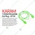 KARAM Corded Reusable Ear Plug For Protection Against Medium Noise Levels (EP 04) - Pack of 10