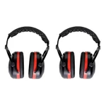 KARAM Pack of 2 EP 22 Foldable Safety Ear Muffs - Industrial Hearing Protection, NRR 26 dB, SNR 30 dB, Lightweight