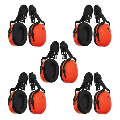 KARAM Pack of 5 Safety Ear Muffs, Helmet Attachable (EP 23)