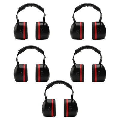 KARAM Noise Reduction Safety Earmuffs For Industry Hearing Protection (EP 24) - Pack of 5