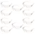 Karam ES001 Pack of 10 Scratch Resistant Safety Spectacles, Lightweight Polycarbonate High Impact Goggles for Industrial Eye Protection
