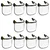Karam ES51 Pack of 10 Helmet Mountable Clear Polycarbonate Face Shield for Welding, Grinding and Industrial Safety