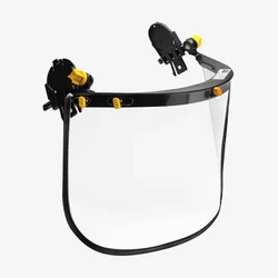 Karam ES51 Helmet Mountable Clear Polycarbonate Face Shield for Welding, Grinding and Industrial Safety