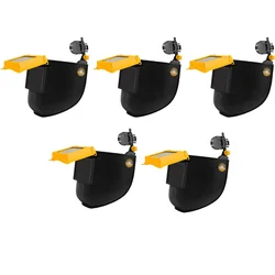 KARAM ES71 Pack of 5 Helmet Mountable Welding Sheild with Flip Front Window