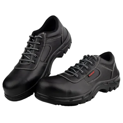 KARAM ISI Marked Leather Safety Shoe With Steel Toe (FS 14)(Size-4,Pack-1)