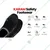 KARAM Black Safety Shoe With Excellent Grip, Comfort And Slip Resistance (FS208)(Size-4,Pack-1)