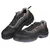 KARAM ISI Marked Black Leather Safety Shoe, Excellent Grip, Comfort & Slip Resistance (FS 62)